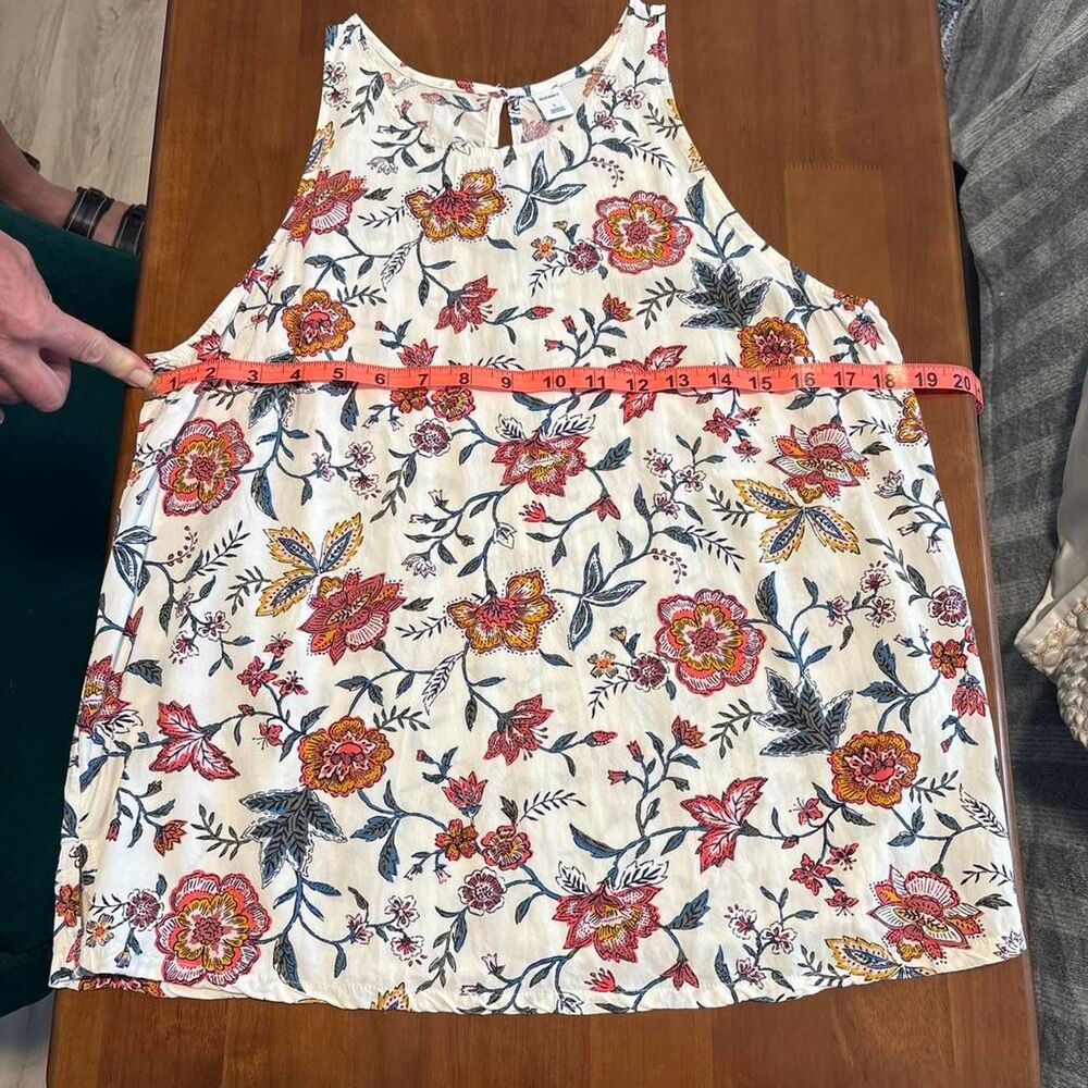 Floral Sleeveless Blouse | Old Navy | Large